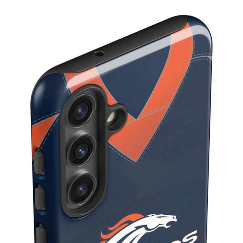 NFL Denver Broncos Team Jersey Galaxy S24 Plus Impact Case